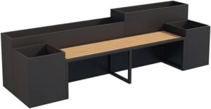 Image 1 of outdoor planter bench worth buying