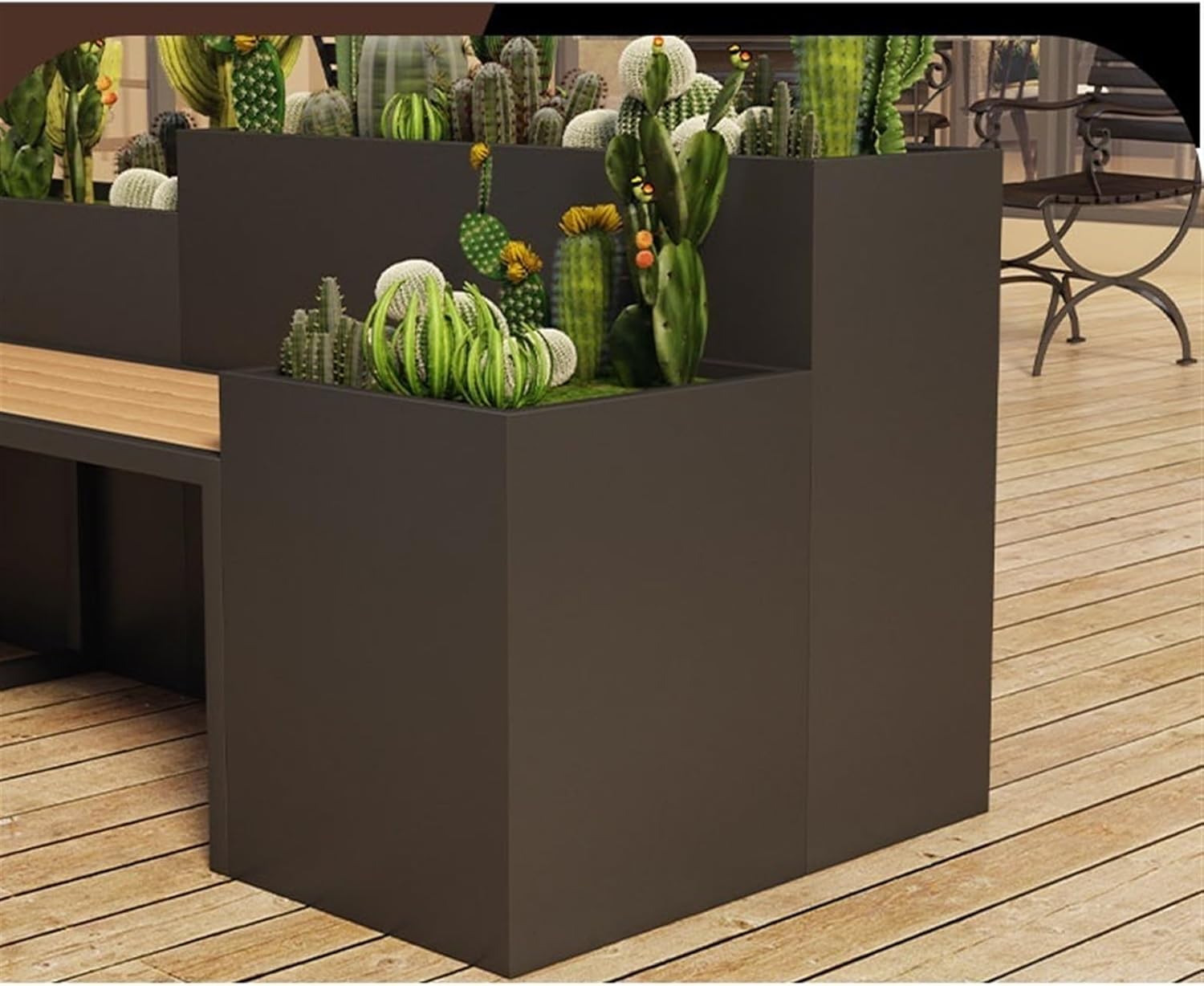 outdoor planter bench worth buying,should I buy an outdoor planter bench,planter bench pros and cons,best metal garden bench with planter,outdoor planter bench vs alternatives,planter bench for patio and yard unboxing and complete package contents