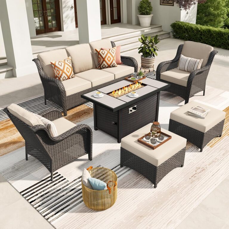 Image 1 of ovios 6-piece patio furniture set