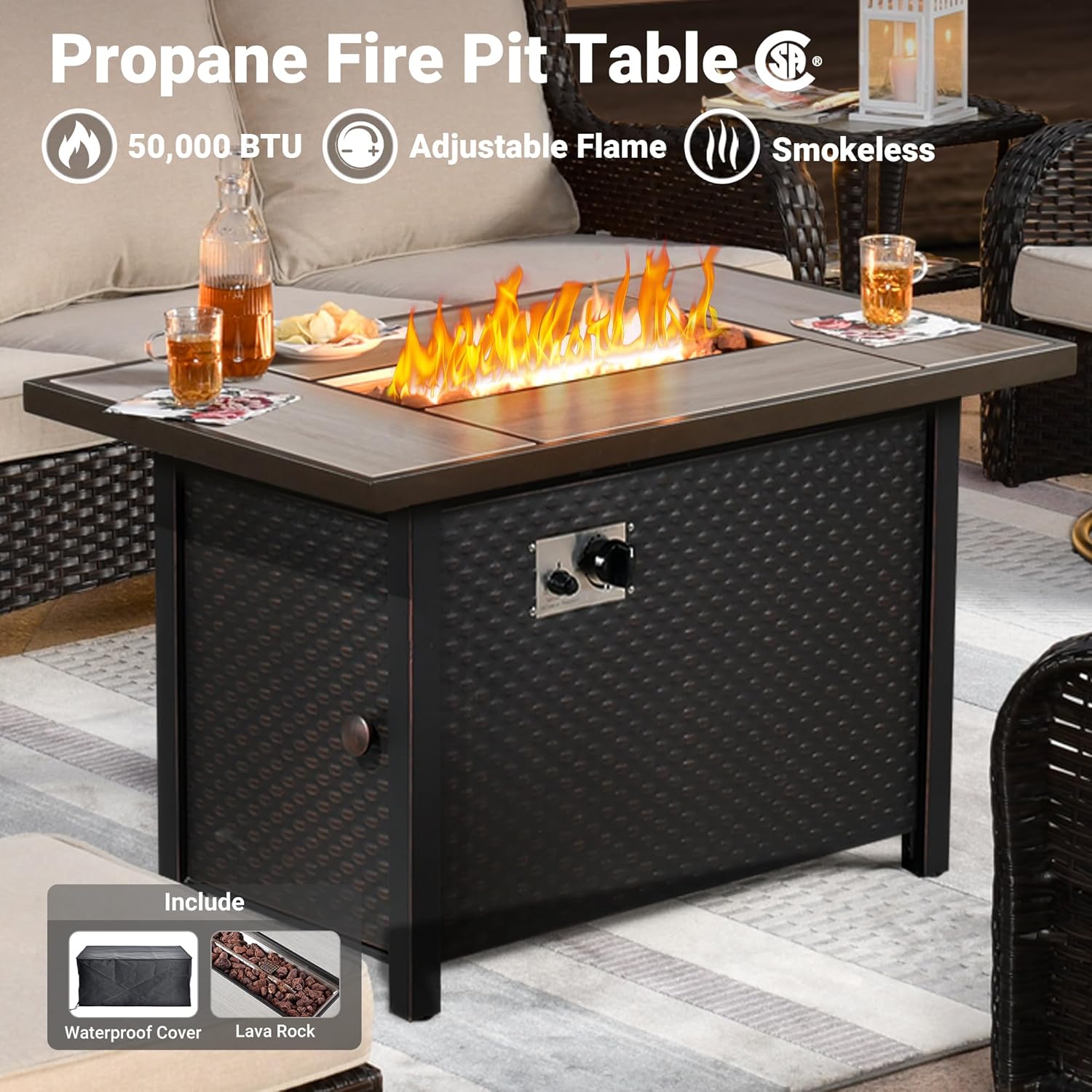 ovios 6-piece patio furniture set,patio fire pit table set worth buying,ovios outdoor sofa set pros cons,best wicker conversation set for car,should i buy ovios patio set,ovios vs similar outdoor furniture performance testing and real-world results
