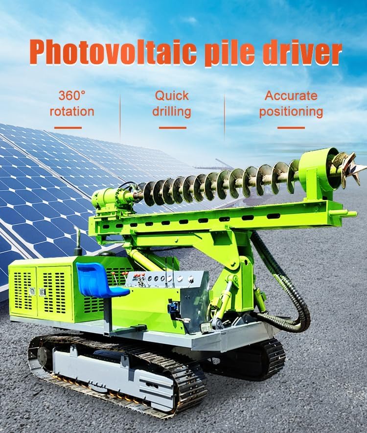 solar farm pile driver worth buying,should I buy a solar pile driver,solar piling equipment pros cons,best pile driver for solar projects,hydraulic crawler rig for renewable energy,industrial piling equipment worth it unboxing and complete package contents
