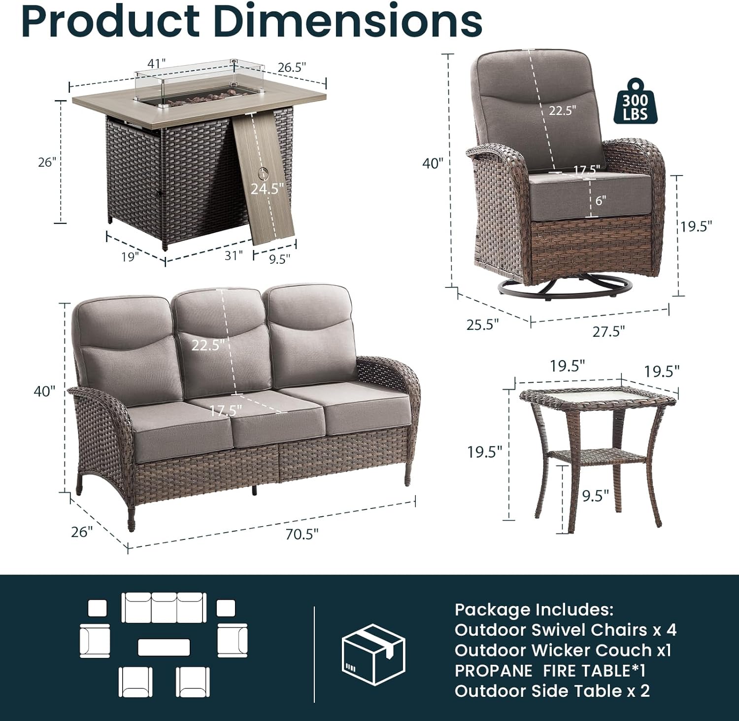 Step-by-step guide for swivel rocker patio chairs worth it,should I buy swivel rocker patio chairs,Opohoro patio set pros cons,high back patio furniture vs regular,best outdoor conversation set for deck,fire pit table patio set features - complete tutorial