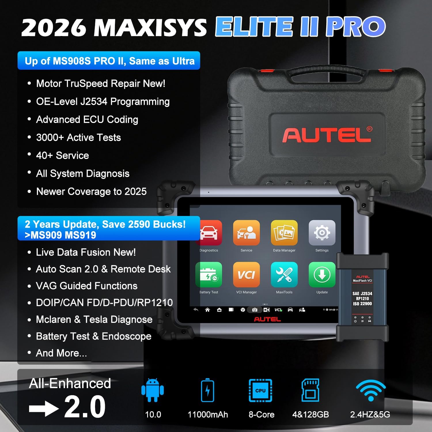 Autel Elite II Pro review,Autel Elite II Pro scanner review and rating,is Autel Elite II Pro worth buying review,Autel Elite II Pro review pros cons,Autel Elite II Pro honest review opinion,Autel Elite II Pro review verdict review - unboxing and complete package contents