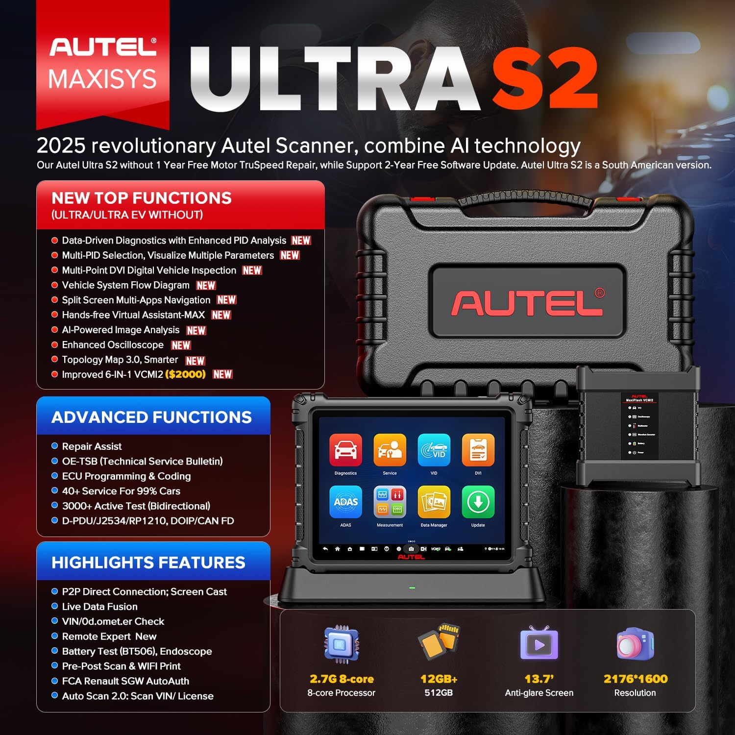 Autel MaxiSys Ultra S2 review, Autel Ultra S2 review and rating, is Autel MaxiSys Ultra S2 worth buying, Autel Ultra S2 review pros cons, Autel Ultra S2 review honest opinion, Autel MaxiSys Ultra S2 review verdict - unboxing and complete package contents