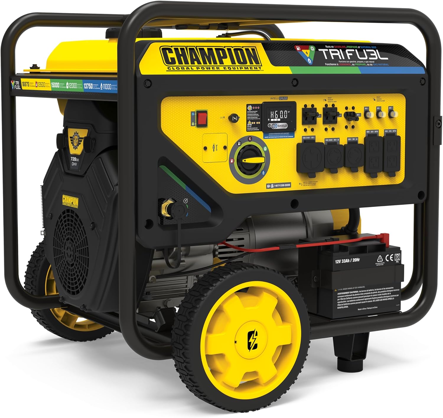 Image 1 of Champion 16875 watt generator review