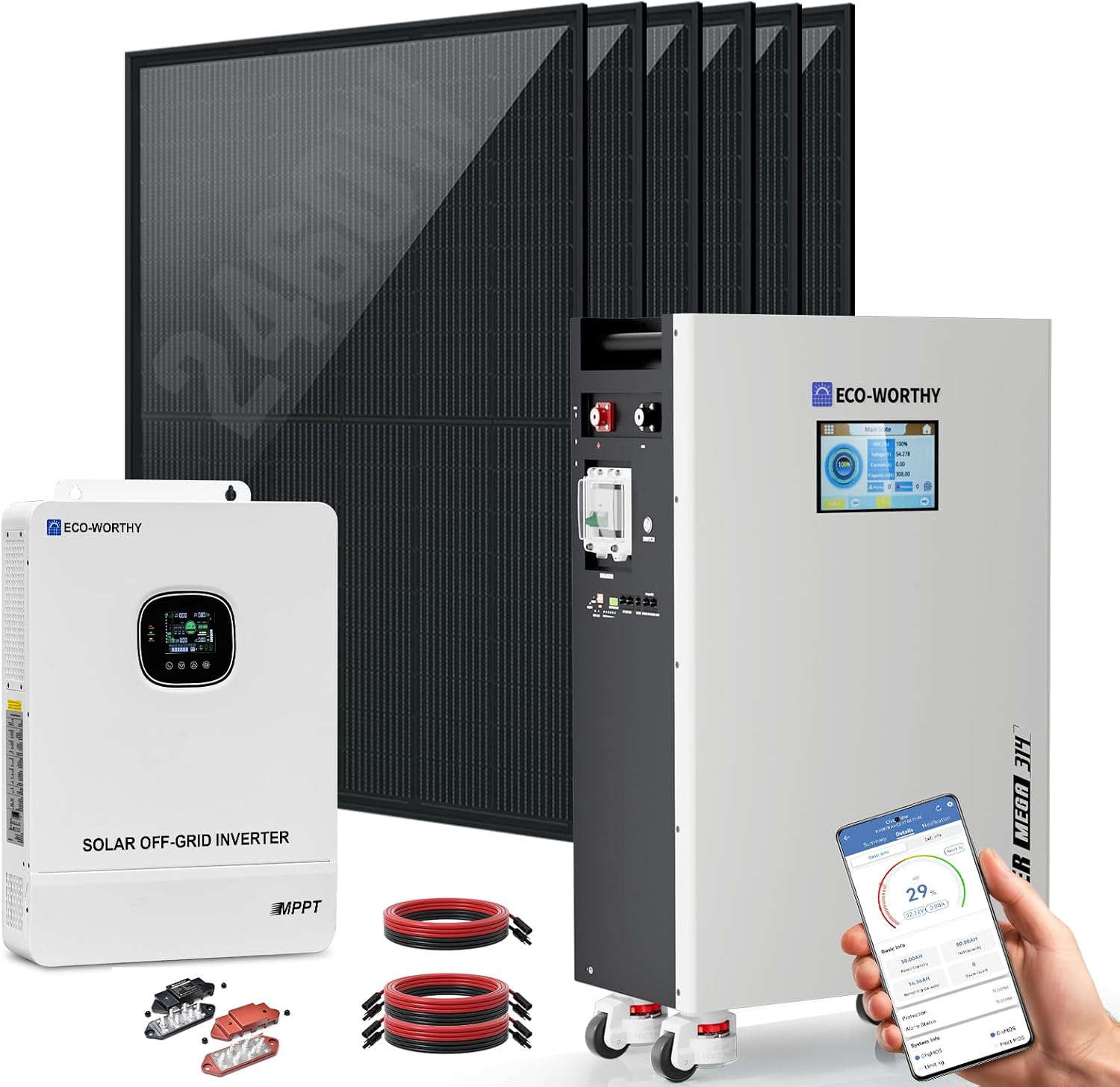 Image 1 of ECO WORTHY 10000W solar kit review