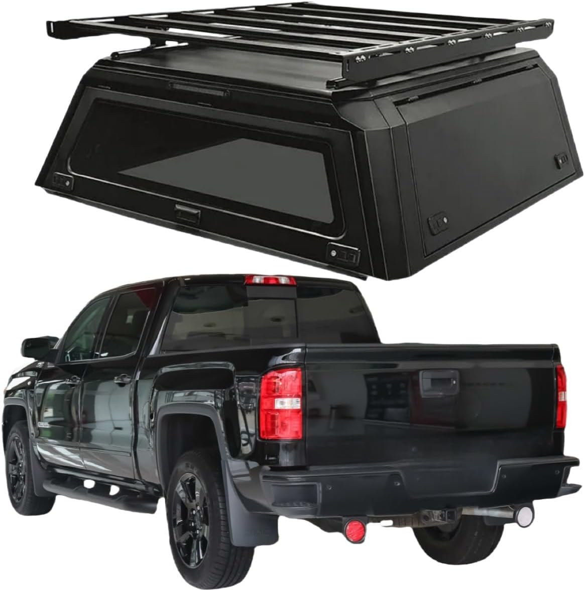 Image 1 of GMC Sierra pickup canopy review