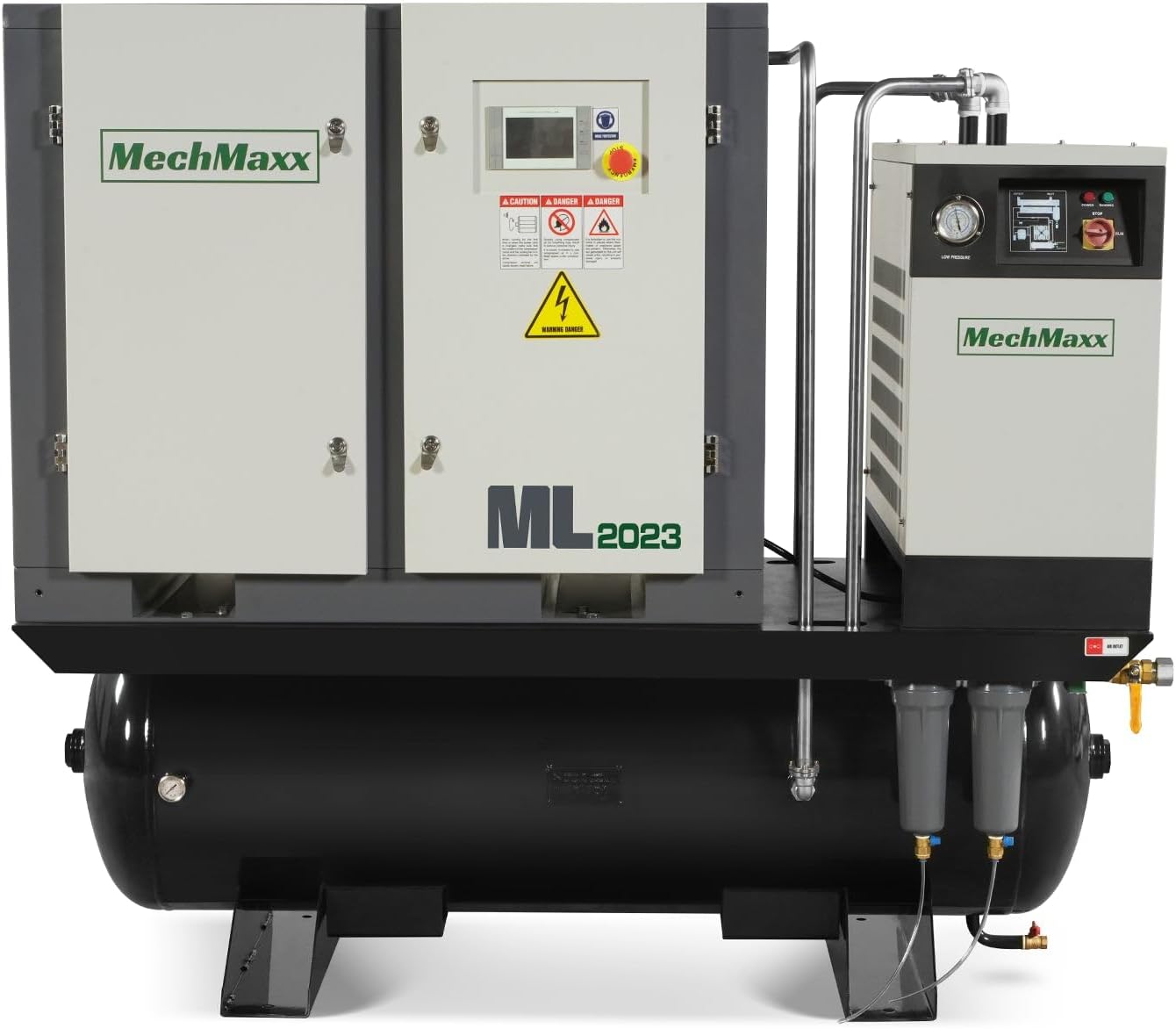Image 1 of MechMaxx 20HP rotary screw air compressor review