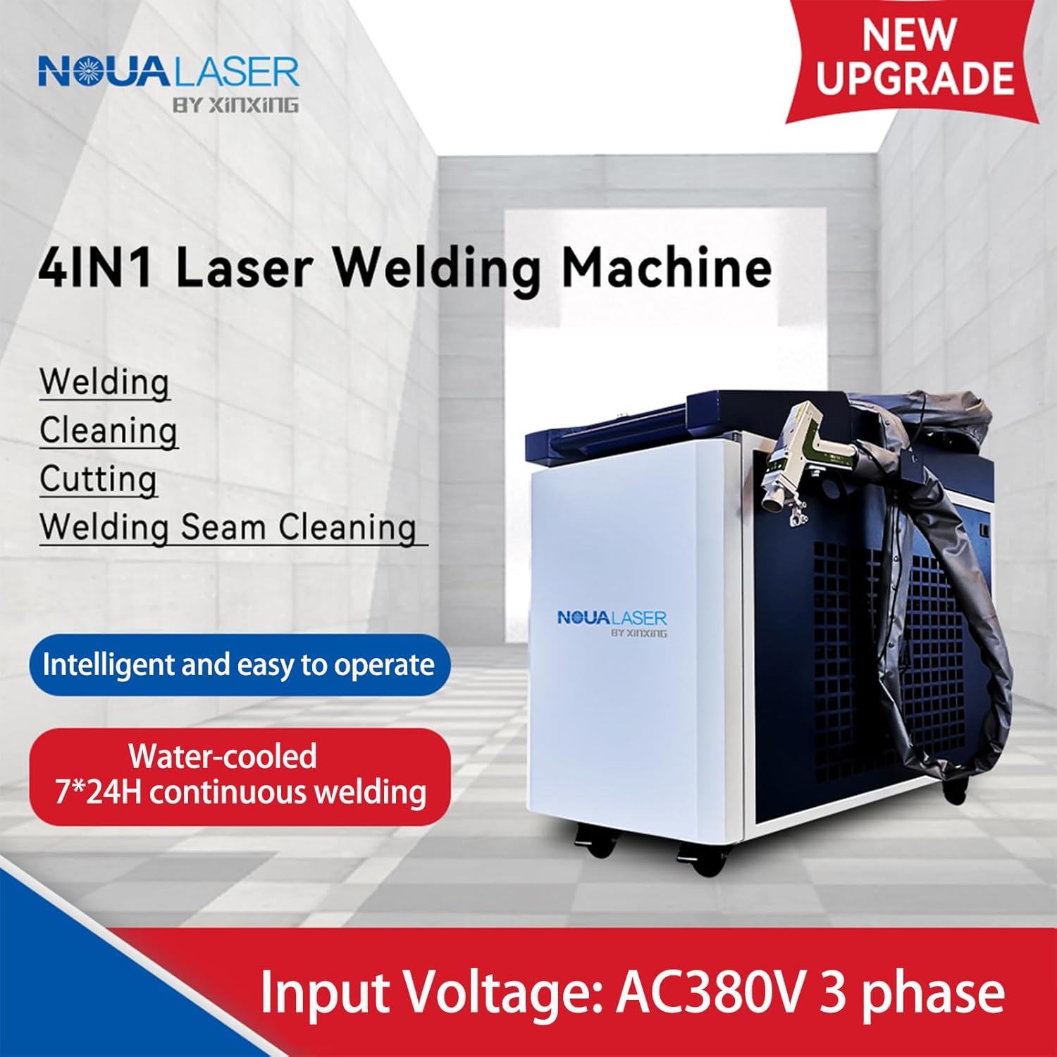 NOUALASER 3000W laser welder review,3000W handheld laser welder review pros cons,NOUALASER fiber laser welder review,4 in 1 laser welding machine review,NOUALASER laser welder review honest opinion,industrial laser welder review verdict review - unboxing and complete package contents
