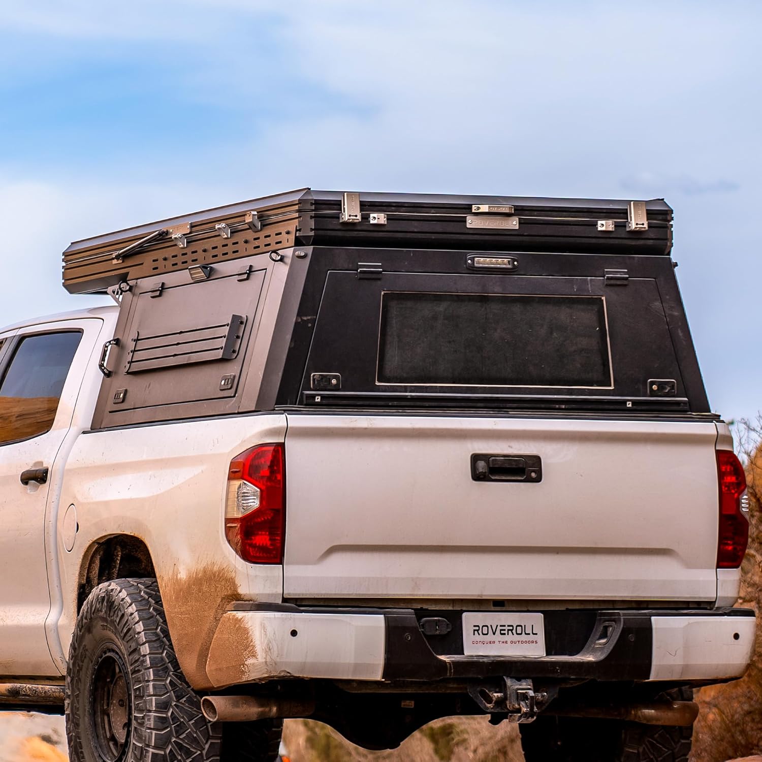 ROVEROLL truck canopy review,ROVEROLL rooftop tent review and rating,ROVEROLL truck camper review pros cons,ROVEROLL hard shell tent review honest opinion,is ROVEROLL truck canopy worth buying,ROVEROLL truck canopy review verdict review - unboxing and complete package contents