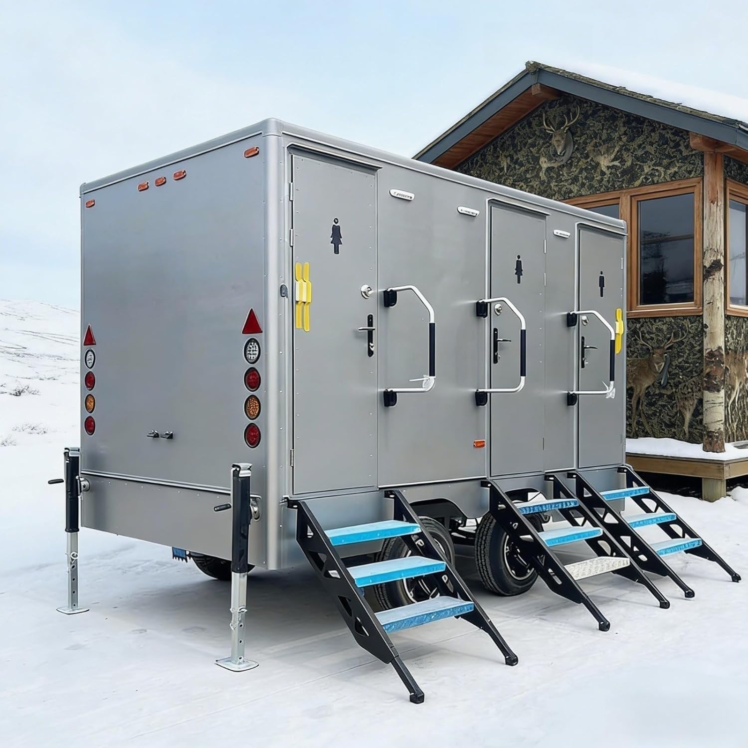 Image 1 of portable restroom trailer review